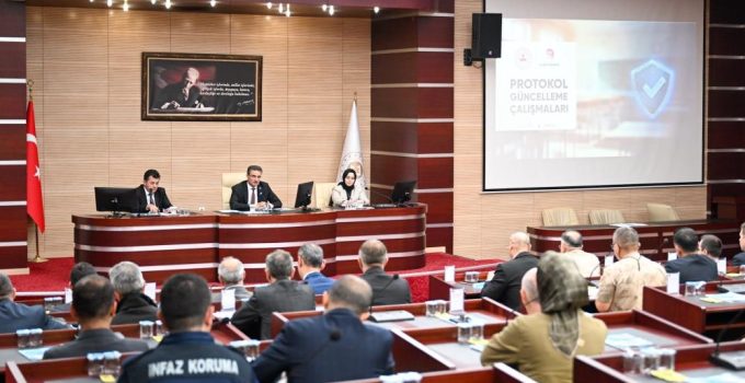 Erzurum’da okul güvenliği için toplandılar..