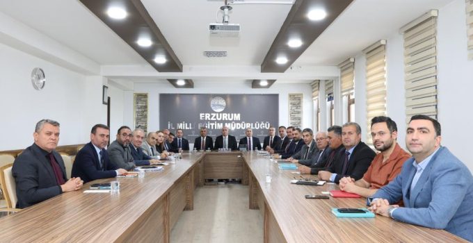 Erzurum’da eğitim zirvesi..