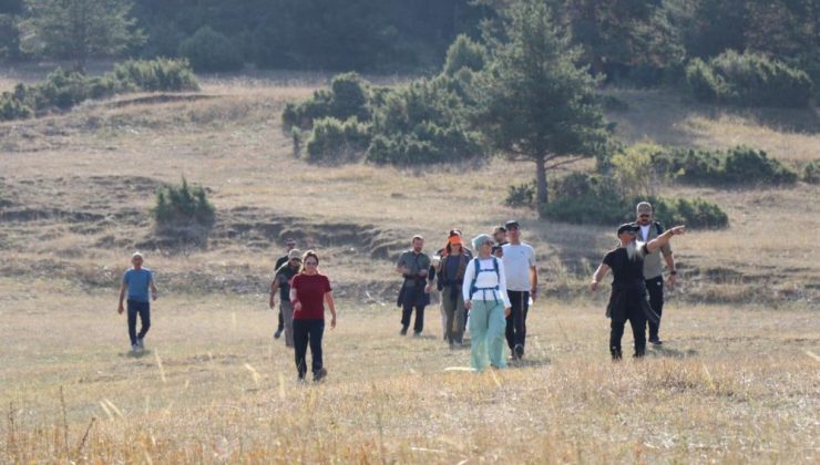 Erzurum’da doğanın kalbinde 15 kilometrelik yürüyüş…