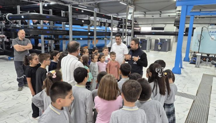 İlkokulu öğrencileri Oltu içme suyu arıtma tesisini inceledi…