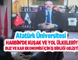 Atatürk Üniversitesi, Harbin’de kuşak ve yol ülkeleriyle buz ve kar ekonomisi için iş birliği geliştirdi..