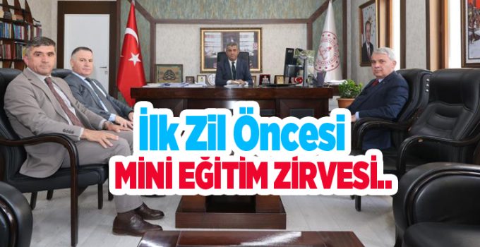 İlk zil öncesi mini eğitim zirvesi…