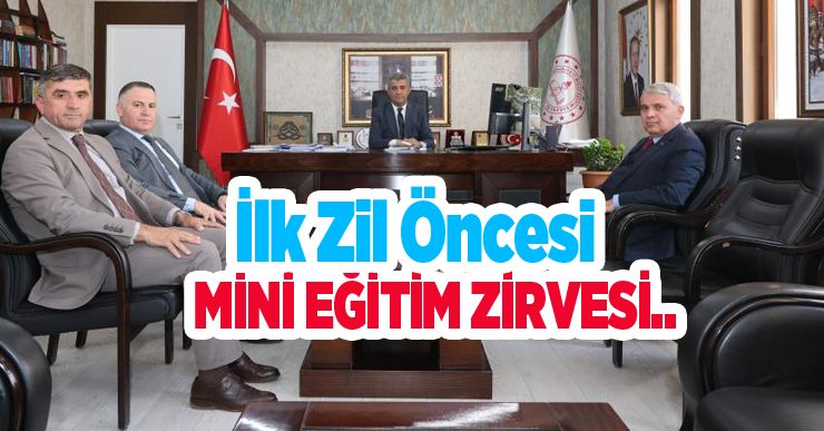 İlk zil öncesi mini eğitim zirvesi…