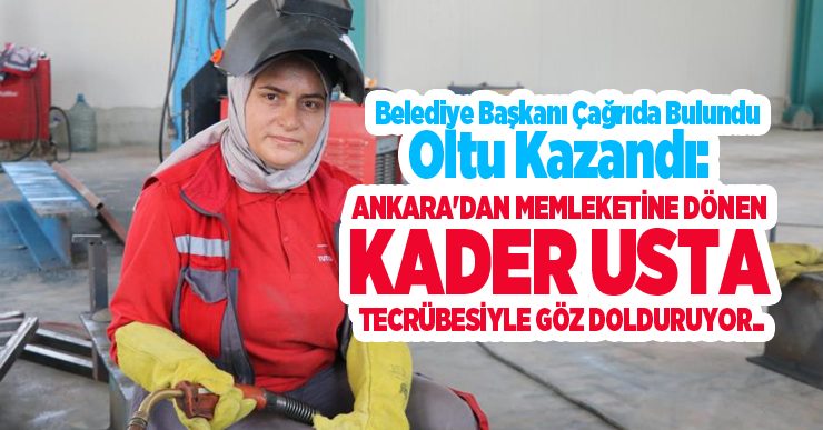 Kadın kaynak ustası ezber bozuyor…