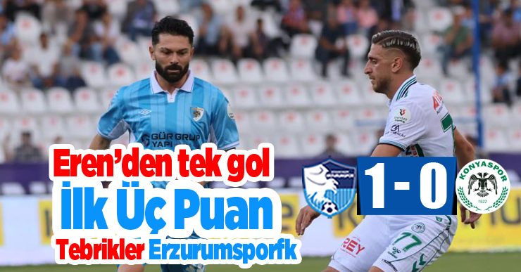 Trendyol Süper Lig: Erzurumspor FK: 1 – Konyaspor: 0 