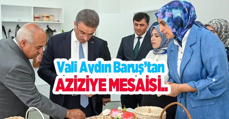 Vali Aydın Baruş’ta Aziziye mesaisi..