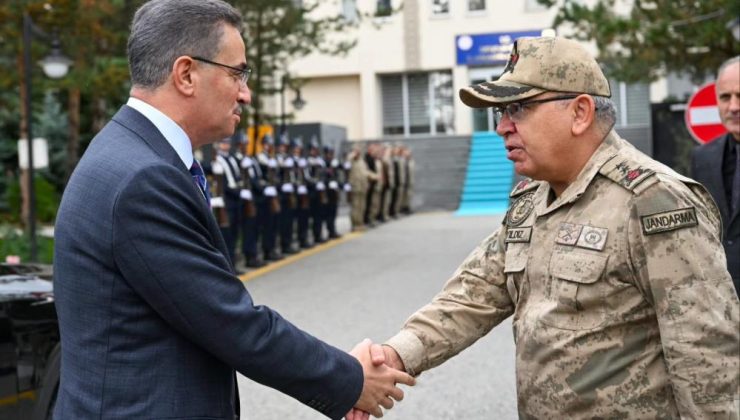 Vali Baruş’tan Tümgeneral Cengiz Yıldız’a ziyaret..