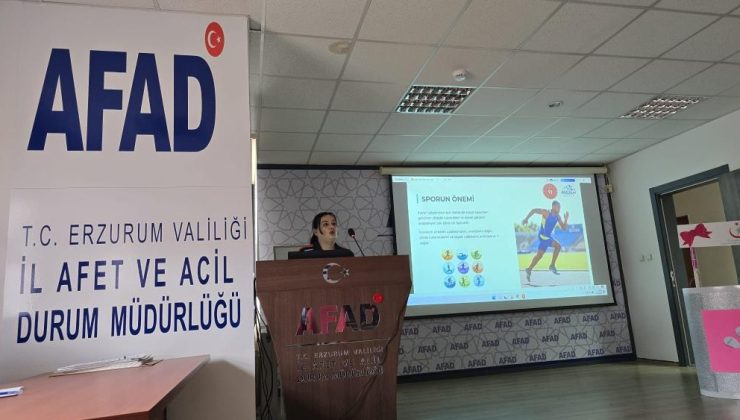 Hem sağlık hem spor bilgilendirmesi..