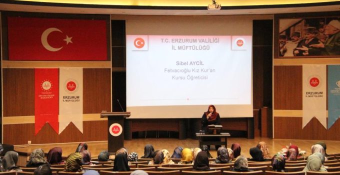 Erzurum’da “Cami ve Sosyal Hayat” konferansı düzenlendi..