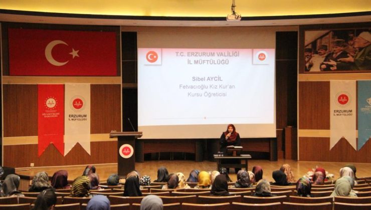 Erzurum’da “Cami ve Sosyal Hayat” konferansı düzenlendi..