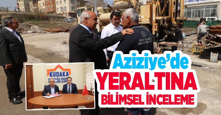 Aziziye’de yeraltına bilimsel inceleme..