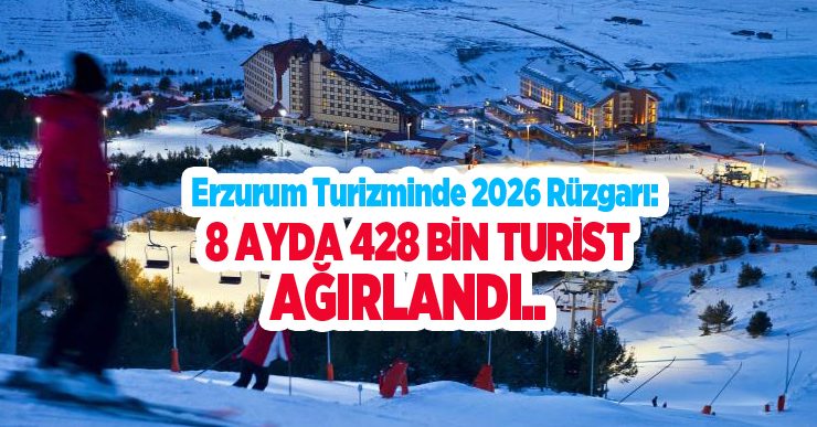 Erzurum turizminde 2026 rüzgarı: 8 Ayda 428 bin turist ağırlandı..