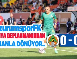 Erzurumspor Alanya Deplasmanından 1 Puanla Dönüyor!