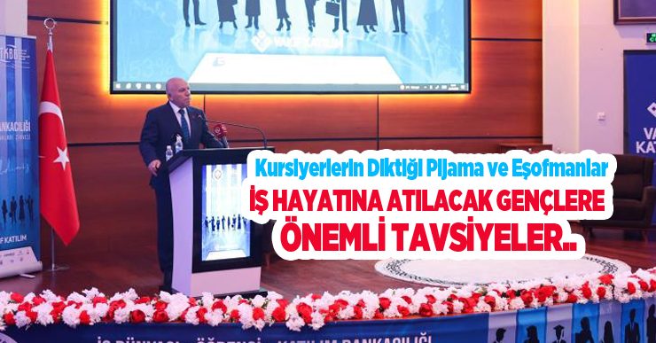 Başkan Sekmen’den iş hayatına atılacak gençlere önemli tavsiyeler..