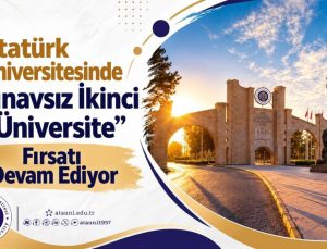 ATA-AÖF’te sınavsız ikinci üniversite başvuruları 25 Ekim’e kadar devam ediyor…
