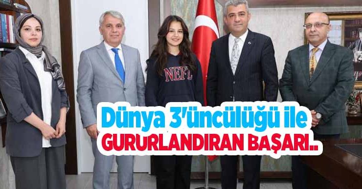 Dünya üçüncülüğüyle gururlandıran başarı..