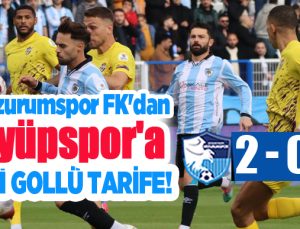Erzurumspor FK, Eyüpspor’u 2 Golle Geçti..