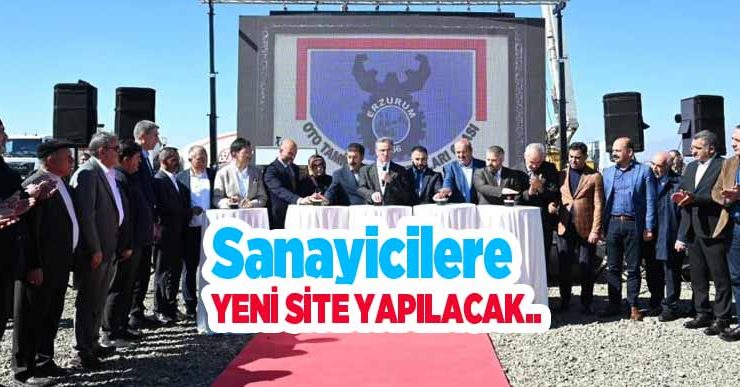 Sanayicilere yeni site yapılacak…